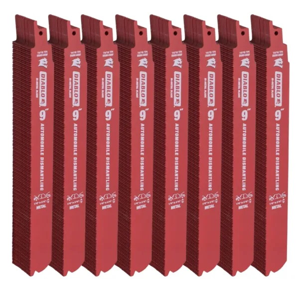 9" Diablo Auto Dismantling Bi-Metal Recip Blade