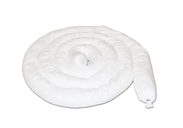 Oil Only White Polypropylene Absorbent Socks - 30 pack