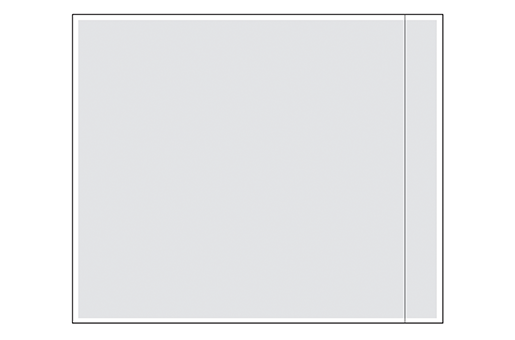 10x12" 2mil, Packing List Envelopes, Clear - 500/Case