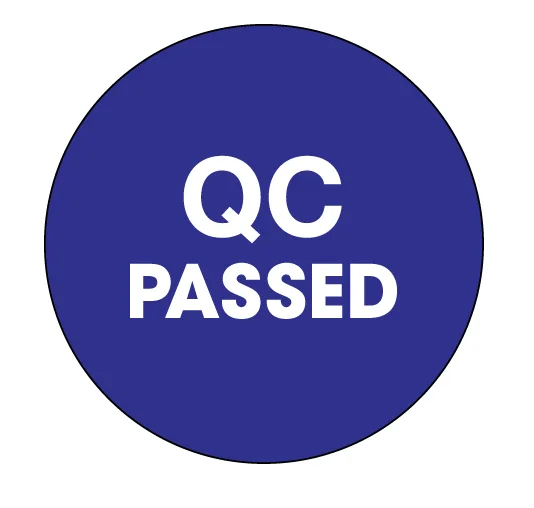"QC Passed" Labels 2" Round 500 Per Roll