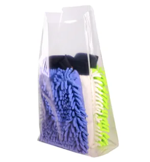 Clear Gusseted Bags 10x8x24" 1-1.5-2-3 mil