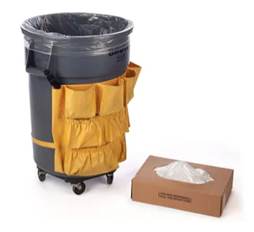 33X40″ 13 Micron, Can Liners, Clear – 500/case