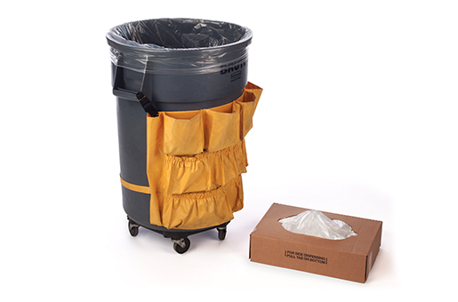 33X40" Can Liners, 16 Micron, Flat Packed - 250/case