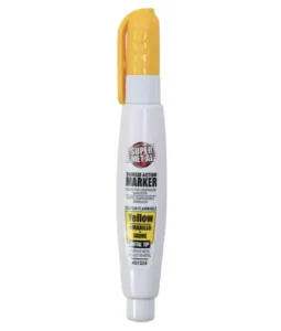 Super Met-Al Markers - YELLOW - Fine Metal Tip - Squeeze (12 per box)