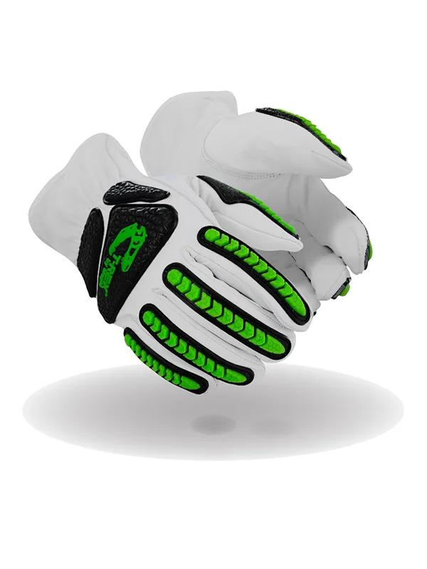 Rebel Series Goatskin Para-Aramid Lined Driver Impact Glove – Cut Level A6