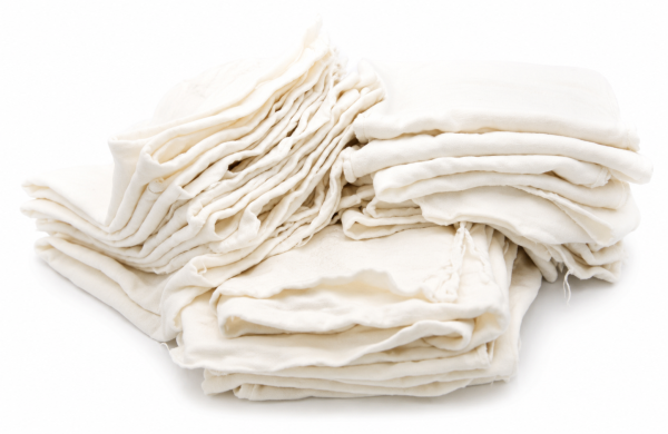 Shop Towels - NEW White Cotton Towels - 25 lbs