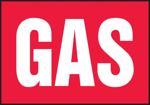 GAS - Safety Sign
