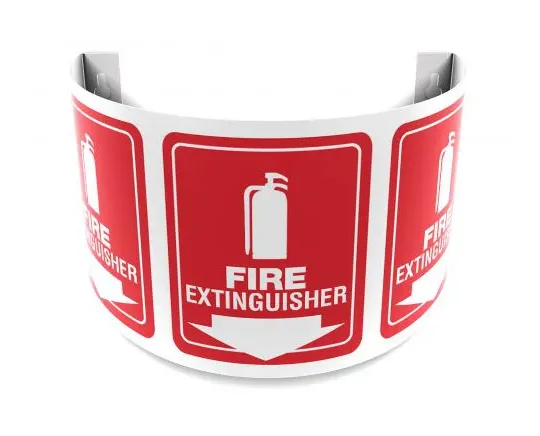 Fire Extinguisher (Symbol) - 180° Projection™ Safety Sign