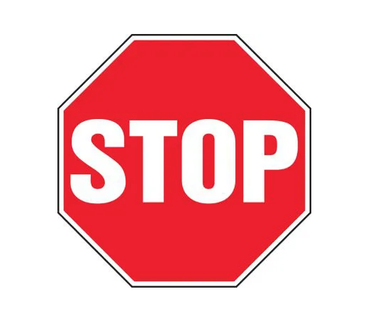STOP - Safety Sign
