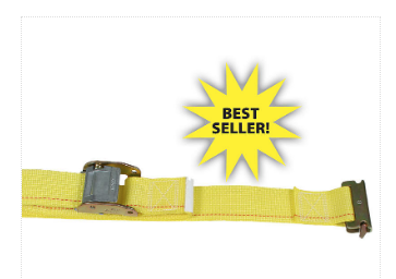 2" x 12' Cam Buckle Strap w/ E-Track Fittings