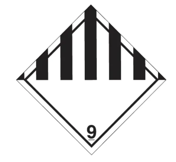 D.O.T. Hazard Precautionary Labels - Class 9 - [500 labels/roll]