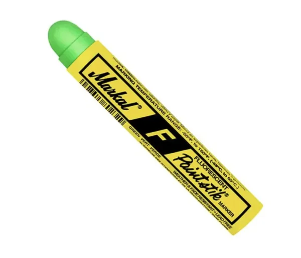 MARKAL "F" Fluorescent GREEN High Visibility Paintstik® – (Box of 12)