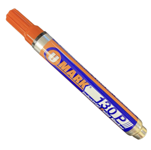 130P Industrial Paint Marker - Orange - (Box of 12)