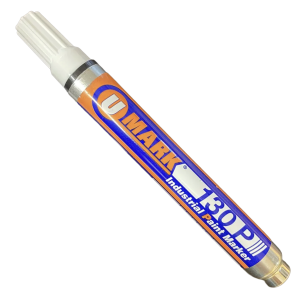 130P Industrial Paint Marker - White - (Box of 12)