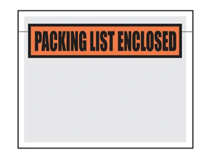 Packing List Envelope 7X5.5" - 1000/case - [PACKING LIST ENCLOSED]