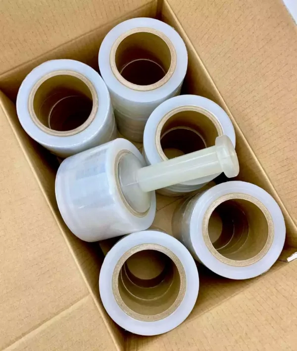 5" 80GA. Mini Stretch Wrap w/ 1 Dispenser - 1000 FT/Roll