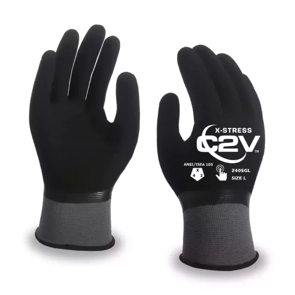 X-Stress - 2405G - Work Glove - (Sandy Nitrile) - [FULLY COATED]
