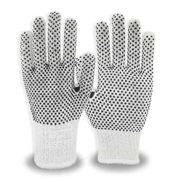 Knit Work Gloves - 4106G - (PVC Dot Grip) - 7 Gauge