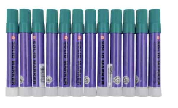 Sakura Solid High Temperature Markers - GREEN - (box of 12)