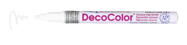 DecoColor - SILVER - Industrial Paint Marker Broad Tip - Box of 12
