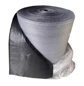 Multipurpose Poly Wrap – 36" x 500' roll - [CLEAR Bubble Pack + BLACK Poly Mat] - Parts Wrap