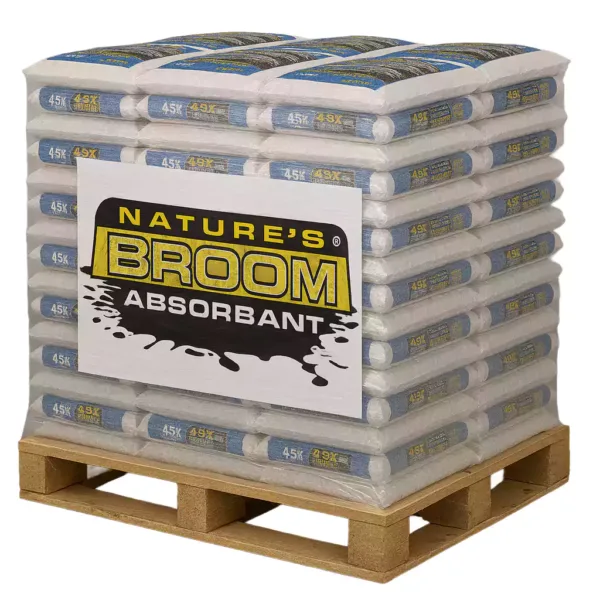 Nature's Broom Oil Absorbant - 4.5X MORE ABSORBANT THAN CLAY! - FREE SHIPPING!