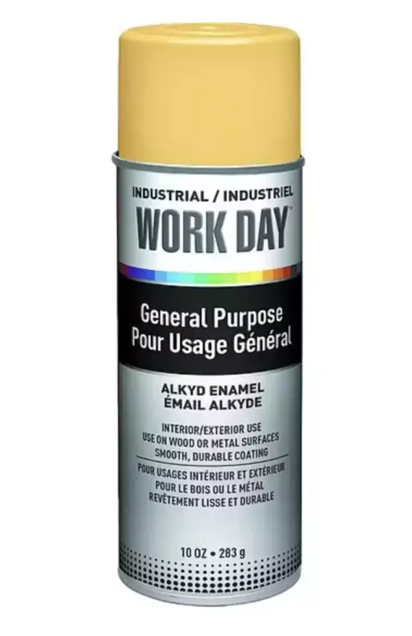 Krylon Work Day - YELLOW - Industrial Spray Paint
