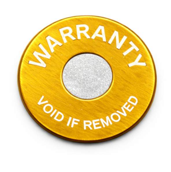 Gas Engine Heat Tabs - Round Laser Engraved - Without ID Code (100 Pack)