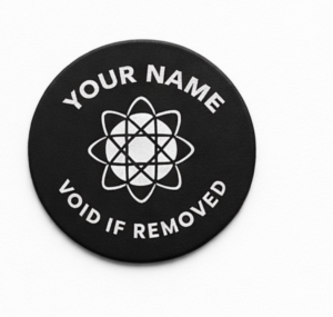 Gas Engine Heat Tabs - Round - Personal Laser-ID Code & Company Name (100 Pack)