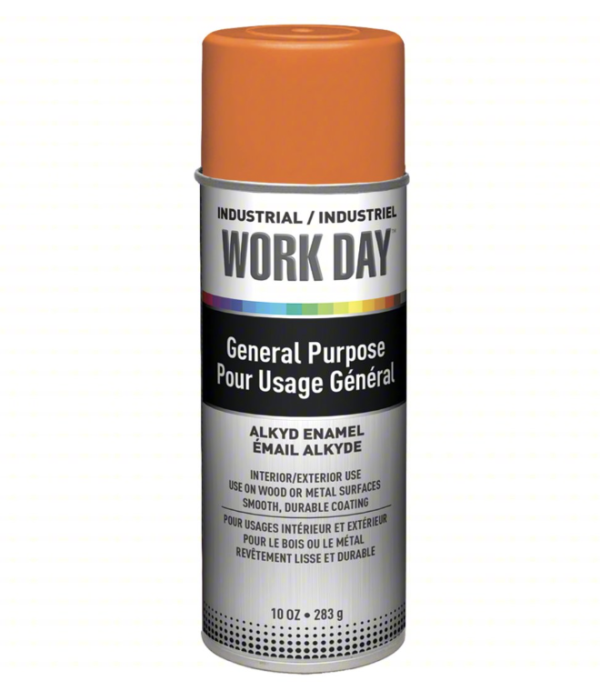 Krylon Work Day - ORANGE - Industrial Spray Paint